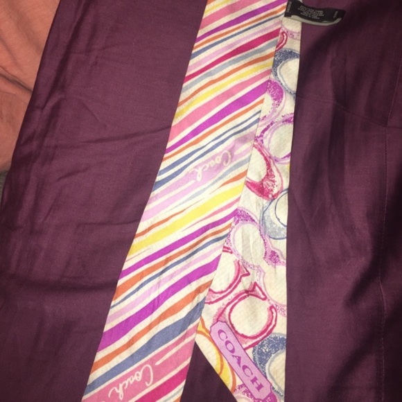 COACH ::Doubled sided scarf - Picture 2 of 2